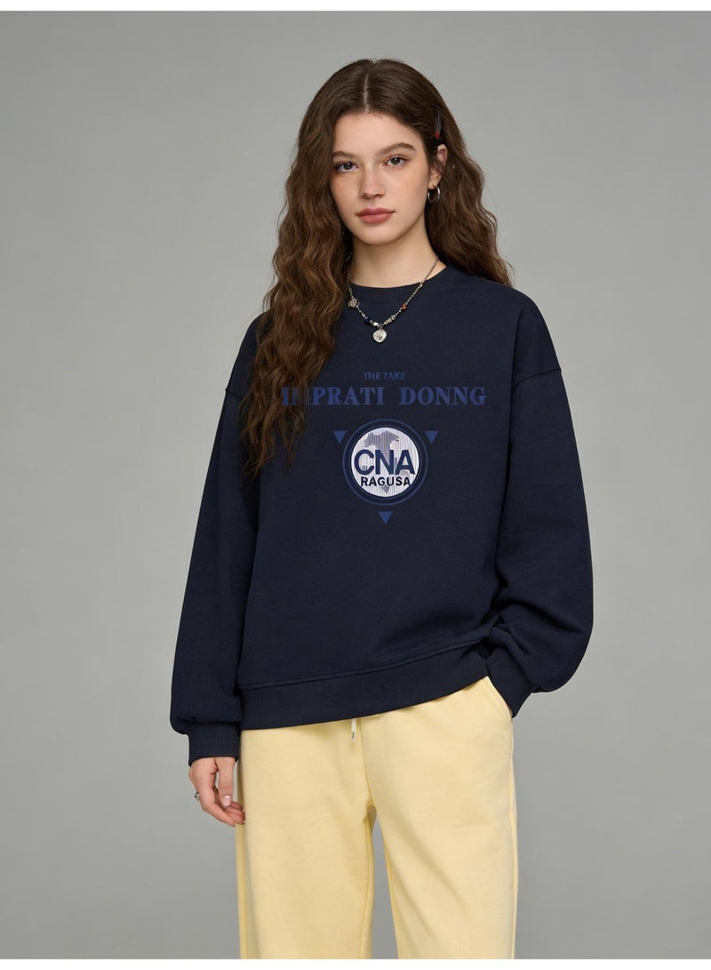 thick pullover | unisex oversized pullover with original pattern and letter design printed on it. - Image 3